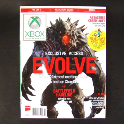 Official Xbox Magazine #166 October 2014 Evolve Battlefield Metal Gear Solid
