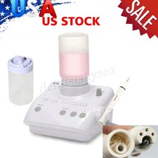 Dental Ultrasonic Scaler fit EMS Cavitron Woodpecker+Handpiece+2*Bottles FDA.US