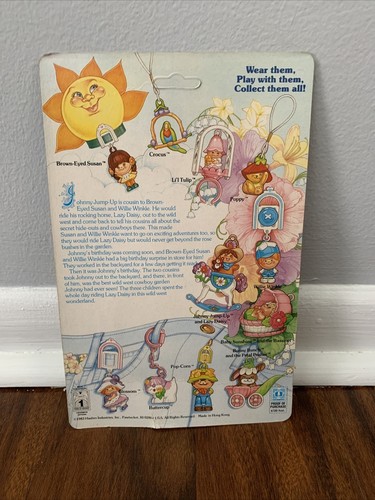 CHARMKINS JOHNNY JUMP-UP & LAZY DAISY CHARMS JEWLERY PLAYMATES NIP HASBRO 1983 - Picture 2 of 4