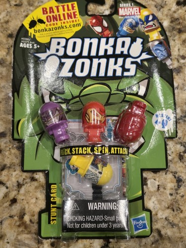 BONKA ZONKS SERIES 1 MARVEL Lot Of 2 Packs Action Figures NEW - Picture 2 of 6