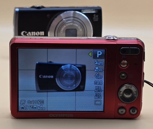 Olympus Digital Camera VG-120 14.0MP, No Charger Red - Picture 7 of 12