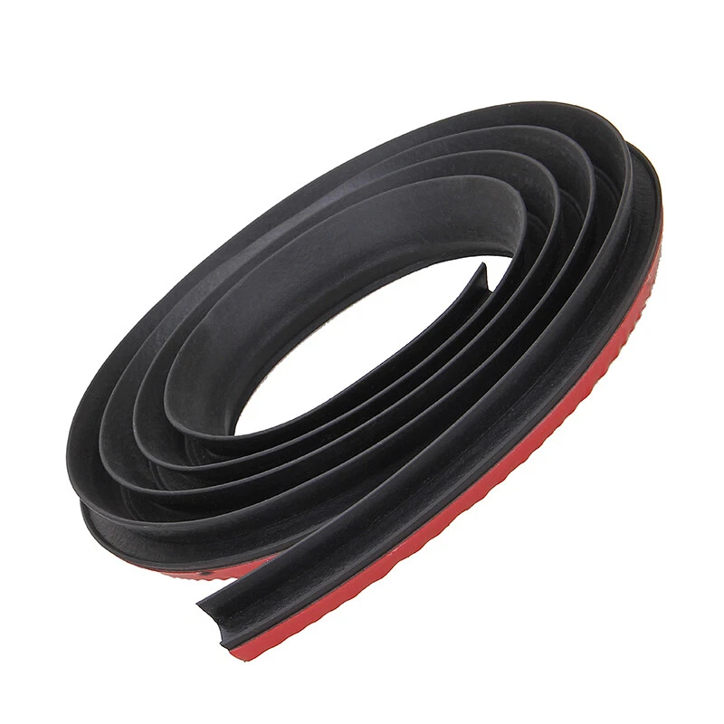 4m Black P-Type Car Truck Door Rubber Seal Strip Weatherstrip Sealing Waterproof - Image 4 of 4