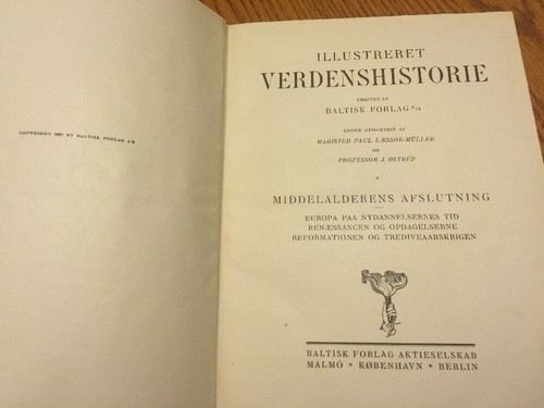 1927, 1st Ed. Danish Book, ILLUSTRERET VERDENSHISTORIE (Art History), Engravings - Picture 4 of 10