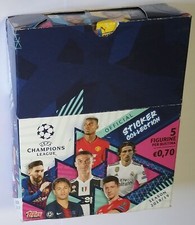 Champions League 2018-2019 Box 30 Packs Stickers Topps