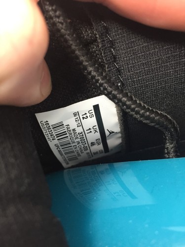 Us12 11 Retro Nike Noir bleu Bnib Jordan gamma «gamma» taille Air uk11 wqxZEvtZS