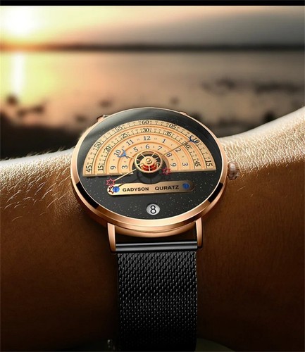 Reloj Pulsera Hombre Inusual Creatividad Moda Negocios Lujo - Informal Impermeable - Imagen 10 de 16