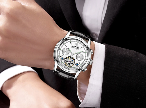 Relojes relogio masculino para hombre marca superior lujo LIGE - Imagen 23 de 31