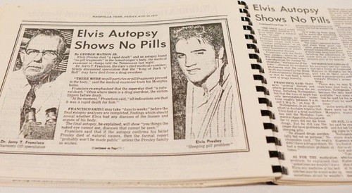 Elvis Presley Book The News Diary Edición Limitada Periódico de la Muerte Artículos 230 pg - Imagen 8 de 12
