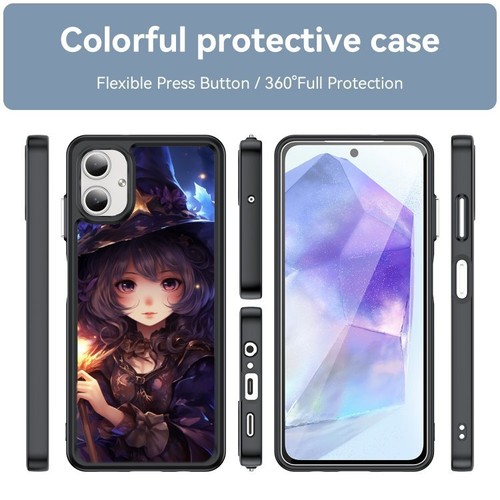 color scary Fairy witch hat For Samsung S7 S8 S9 S10 S20 Plus Lite Friendly Case - 第 20/25 張圖片