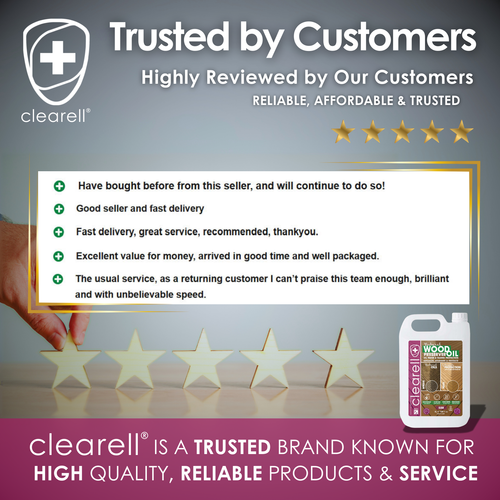Clearell 20L WOOD PRESERVER OIL | Clear Natural Water UV Protection 20 Litres - Picture 11 of 15