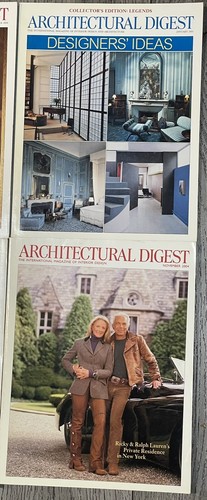 6 ARCHITECTURAL DIGEST MAGAZINES 2000-2004 RALPH LAUREN TOM CRUISE - Picture 2 of 4