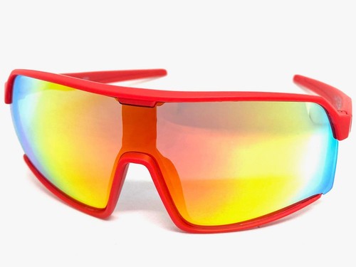 Kids Boys Girls Sports Baseball Cycling Retro Wrap Shield SUN GLASSES Ages 6-13 - Picture 3 of 6