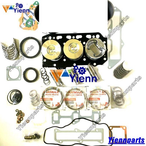 3TN78 3TN78L-RB Overhaul Rebuild Kit For Yanmar Engine Gasket Piston Bearing Set - Picture 1 of 5