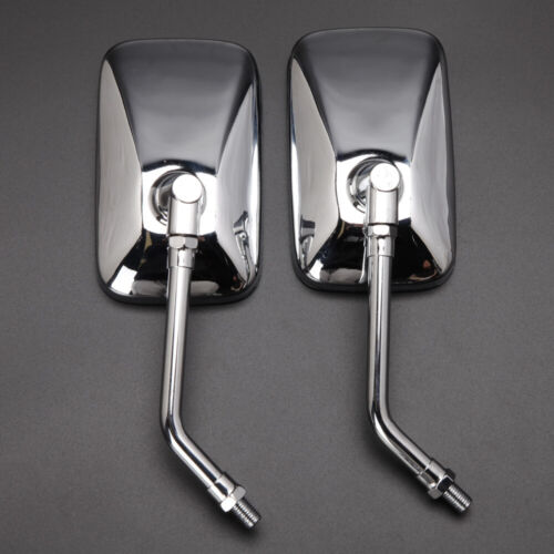 Chrome Motorcycle Mirrors For Honda Shadow Spirit 750 1100 VLX600 VT600C VTX1100 - Picture 7 of 11