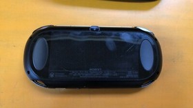 PlayStation PS Vita Wi-Fi Console Crystal Black OLED PCH-1000 ZA01 with pouch