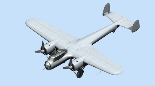 Kit de avión modelo plástico ICM 72308 escala 1:72 Do-17Z-2 Segunda Guerra Mundial bombardero finlandés - Imagen 10 de 24