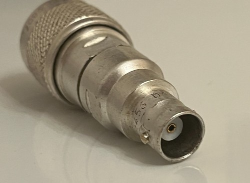 N TYPE MALE TO BNC FEMALE 50 OHM MILITARY SPEC RF COAXIAL ADAPTER FBB15A1 - Picture 4 of 4