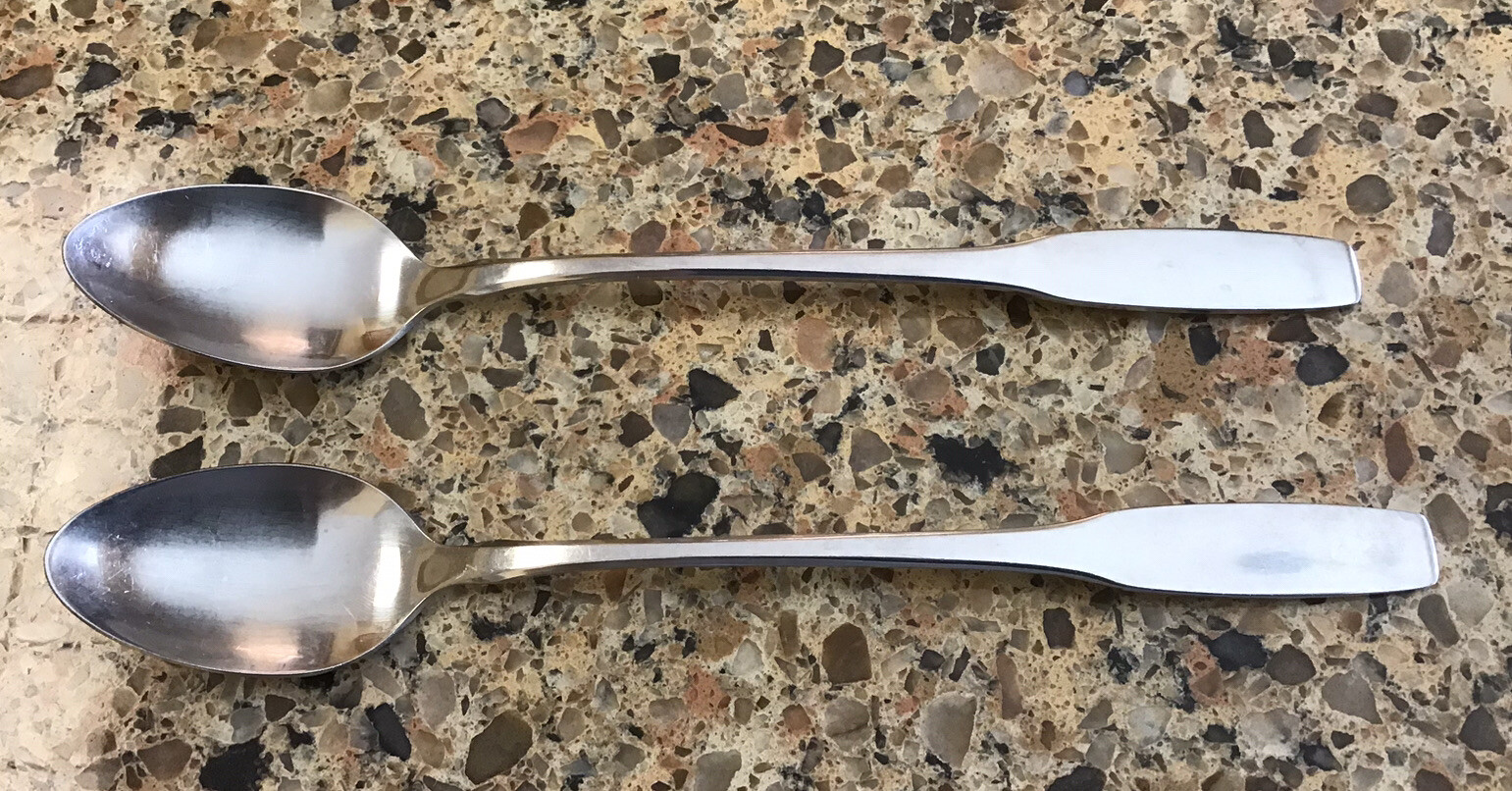 2 Oneida Community Flatware Paul Revere Iced Tea Spoons Beverage 7
