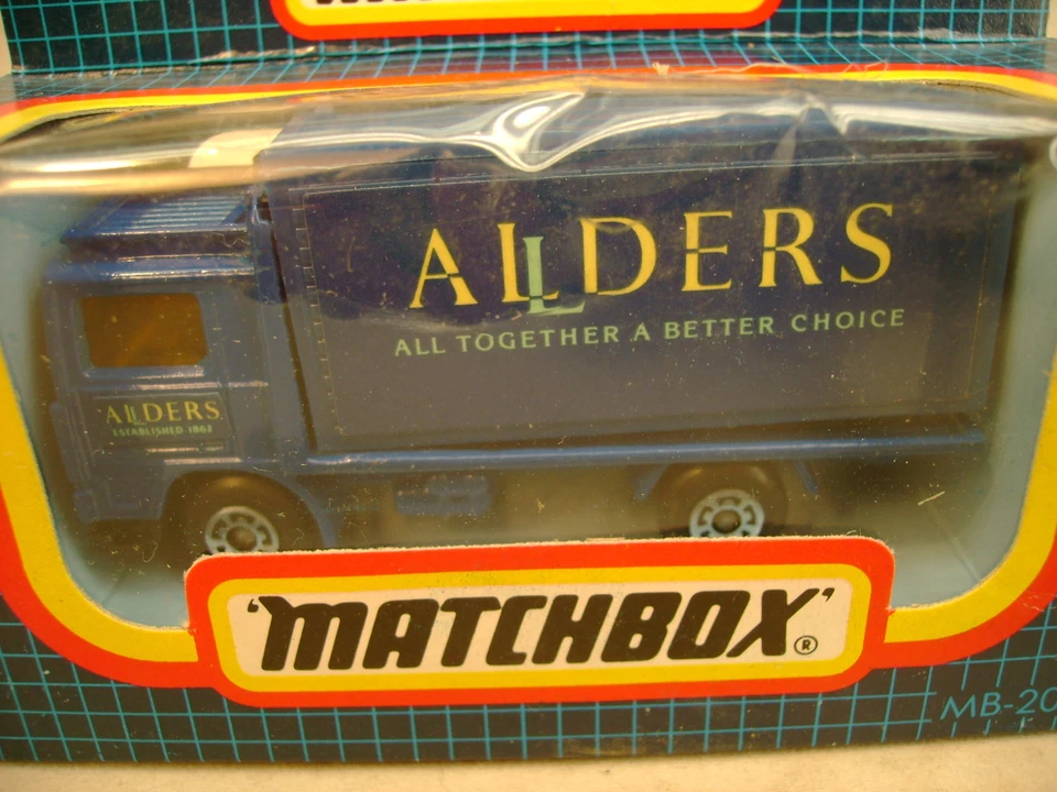 1987 MATCHBOX SUPERFAST MB20 ALLDERS VOLVO CONTAINER TRUCK NEW IN BOX - Image 2 of 4