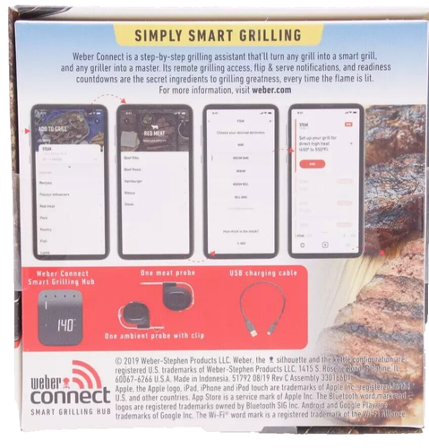 ¡¡NUEVO!! Buje de parrilla inteligente Weber Connect (#3201) - ¡ENVÍO GRATUITO!! - Imagen 2 de 2