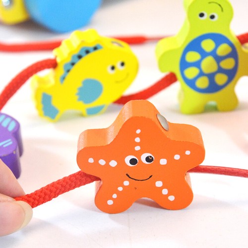 AC6665 Marine theme pull along car with bead maze - ACOOL TOY - Bild 4 von 10