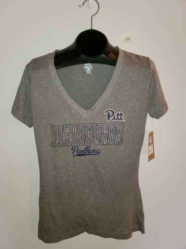 University of Pittsburgh Panthers Ladies Sz M Gray Shirt NEW NWT SPT651