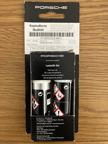 Porsche Paint Touch Up Genuine GT Silver Metallic M7Z