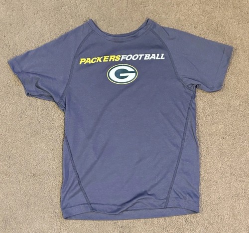 Green Bay Packers Dri-Fit T-Shirt Boys Youth Size S (8) NFL Brand Football