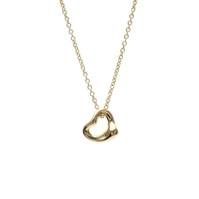Tiffany Open Heart Halskette Extra Mini Rotgold (18K) ohne Stein Me... BF589966