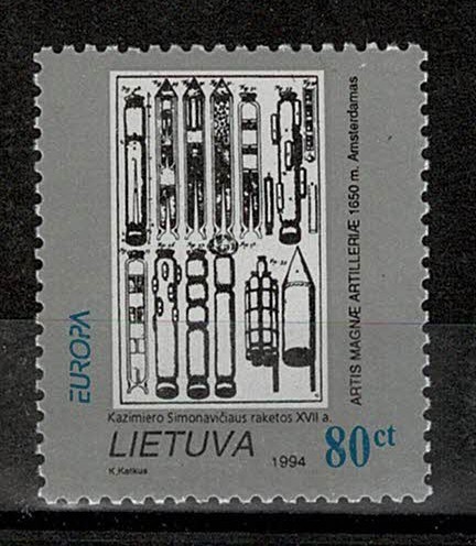 1994 LITAUEN EUROPA CEPT ENTDECKUNGEN 1 V. MNH MF101639