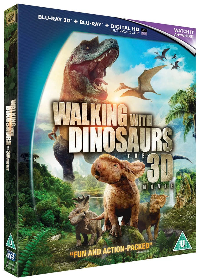 Walking With Dinosaurs (Blu-ray) Charlie Rowe Karl Urban Barry Cook - Image 2 of 2
