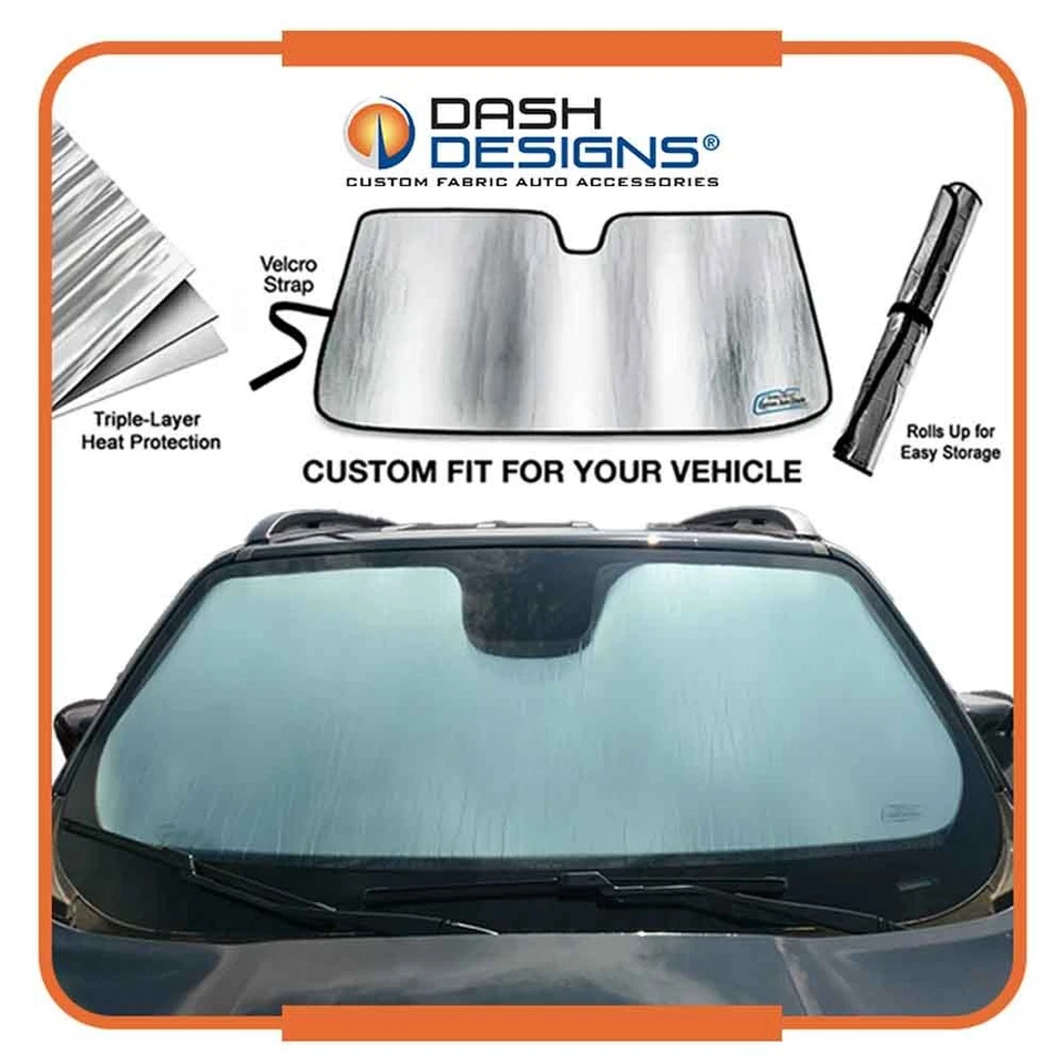 Intro-Tech Parasol-SnowShade AM-02 Ajuste Personalizado Parabrisas Parasol TCP Foto 2 de 2
