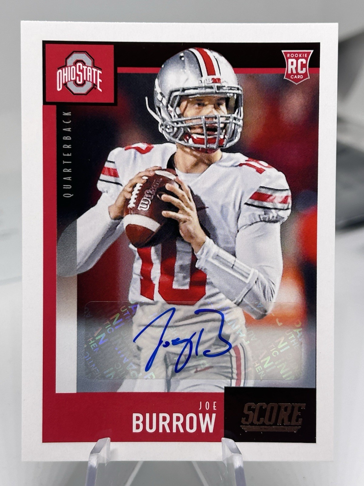 2020 Score Rookie Signatures Joe Burrow #438 AUTO Buckeyes Bengals💥