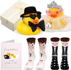Namalu Mr and Mrs Duck Gift in Box Includes 2 Wedding Dressed Ducks, 2 Pairs...