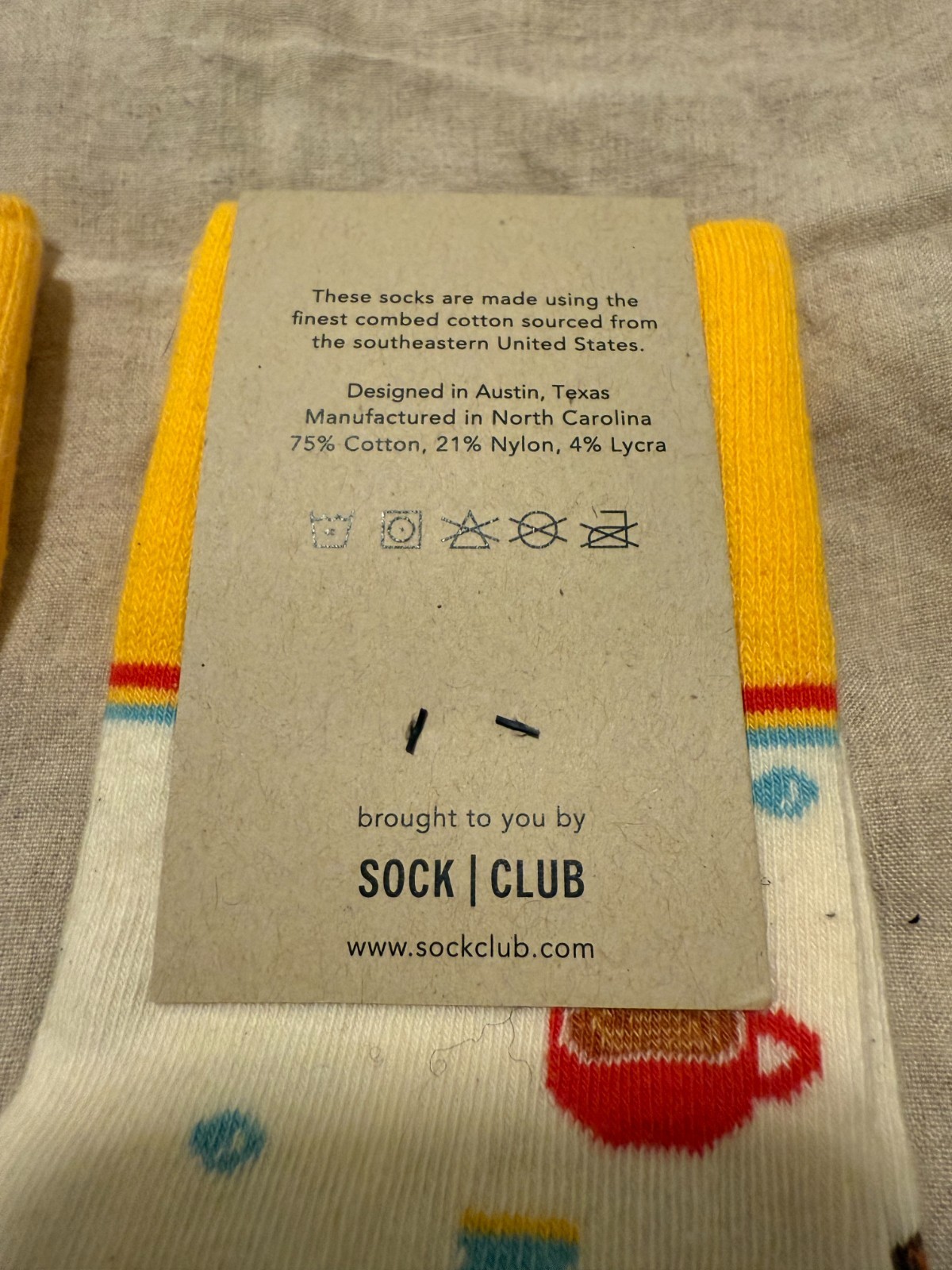NWT Rare Topo Chico Sparkling Mineral Water Logo Two Pairs of Socks by Sock Club