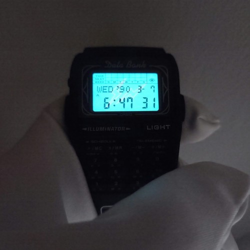 NOS CASIO DBC-63PS-2T DEEP NAVY STARS CALCULATOR VINTAGE DIGITAL WATCH 1997 - Picture 13 of 13