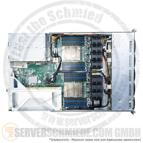 Supermicro CSE-119U 1028U X10DRU-i+ 19" 1U 10x 2,5" SFF 2x U.2 NVMe 2x Intel XEO - Bild 4 von 5