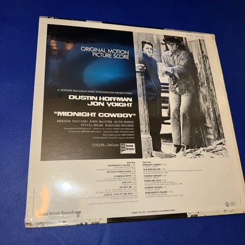 #A40 Midnight Cowboy Movie Score Album Vinyl LP Sealed - Picture 8 of 14