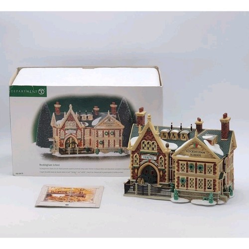Departamento 56 Rockingham School Dickens Village Series Iluminado en Caja Original - Imagen 2 de 24