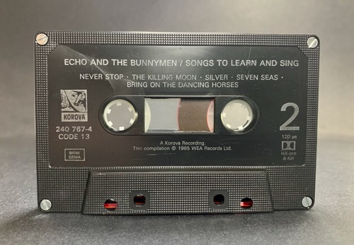 Echo & The Bunnymen SONGS TO LEARN & SING Cassette CODE13 **EX/NEAR MINT** 1985 - Picture 7 of 10