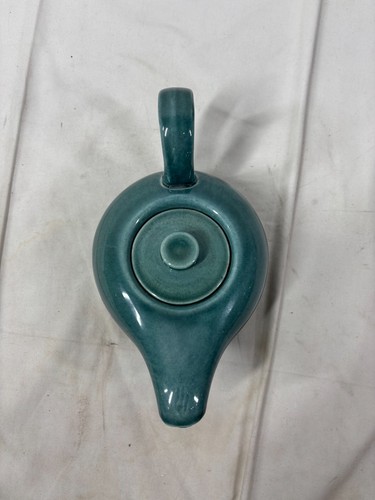 Russel Wright Steubenville Teapot Chartreuse Seafoam Green Vintage - Picture 5 of 8