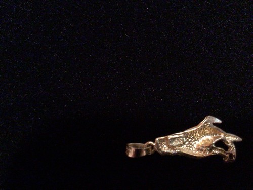 14k Hand haltender Diamant Charm Anhänger - Bild 4 von 6