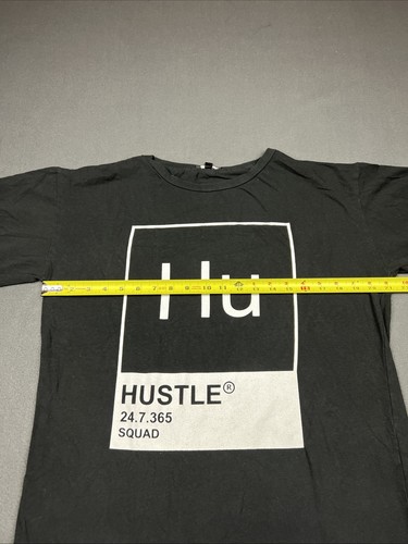Fashion Nova Hustle 24.7.365 Squad T-Shirt, Black & White, Adult Sz XS - Picture 6 of 8