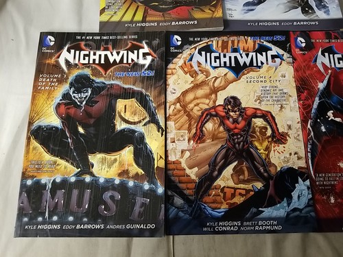 Lot Of 5 Nightwing Volume 1 2 3 4 5 Complete TPB Series New 52 Traps Night City - Picture 3 of 6