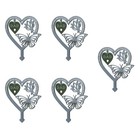  5 Pieces Grabstättendekorationen Für Friedhof Gartenstecker-Dekoration