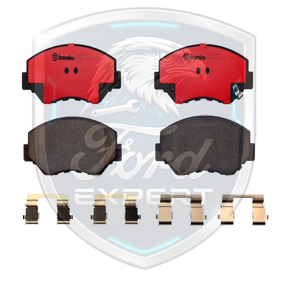 布雷博原始设备制造商前后陶瓷刹车片套件适用于 2005 - 2016 年本田 CR-V 9 年战争 — 第 3/4 张图片