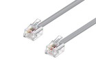 Monoprice Phone Cable, RJ11 (6P4C), Straight for Data - 50ft