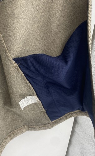 Izod Mens Beige Front Pocket Advantage Performance Full-Zip Fleece Vest Size XXL - Picture 9 of 9