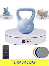 JAYEGT Motorized Rotating Display Stand 360 Degree Electric Rotating Turntabl...