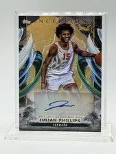 2025 Topps Inception Gold Embossed  NBA Julian Phillips #AC-JPH AUTO (#'d /50)